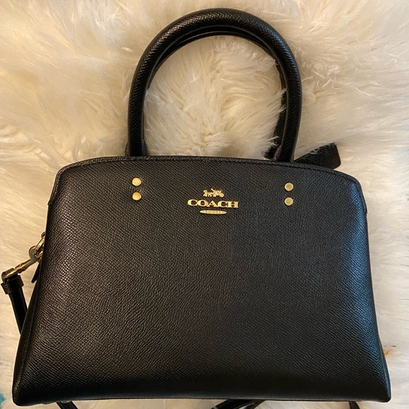Coach Mini Lillie Shoulder Crossbody Bag in Black - Picture 6 of 13